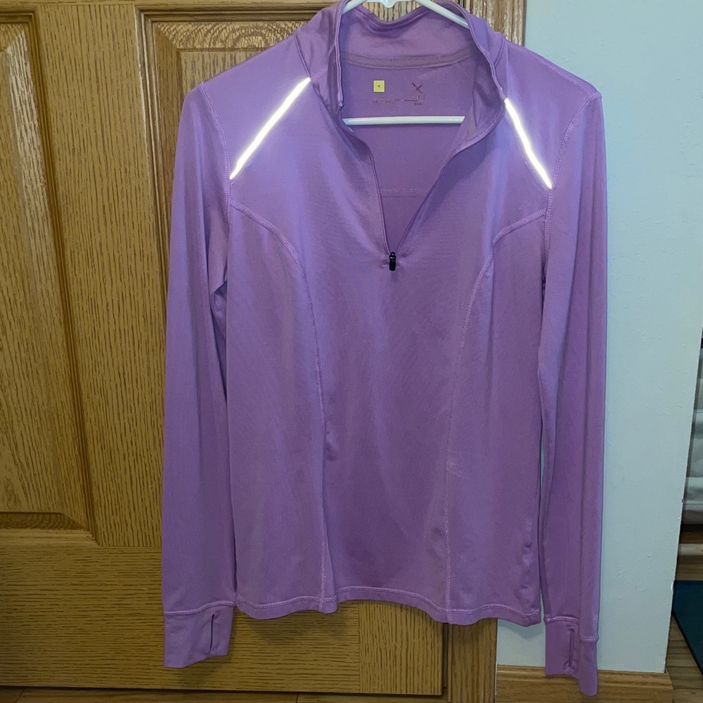 Like New, Women's Light Purple Quarter-Zip Top